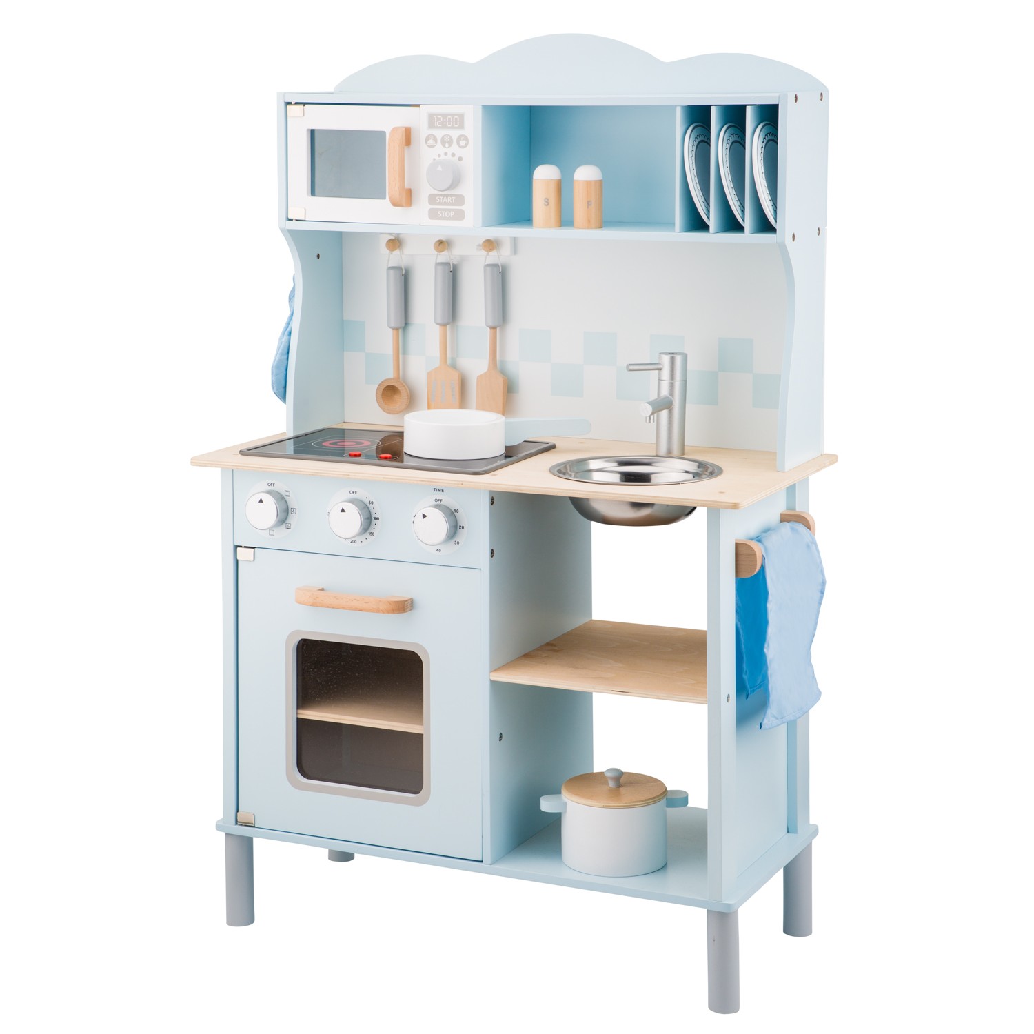 slinger Vegetatie Brood Kinderkeuken - modern - inclusief elektrische kookplaat - blauw | New C